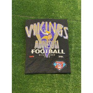 Vintage Minnesota Viking shirt mens extra large gray purple 1990s football 29